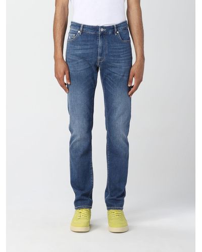 Brooksfield Jeans In Washed Denim - Blue