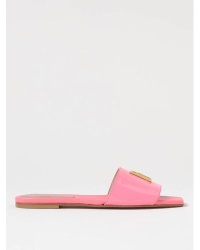 Balmain Flat Sandals - Pink