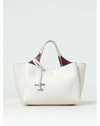 Tod's Grained Leather Bag - White