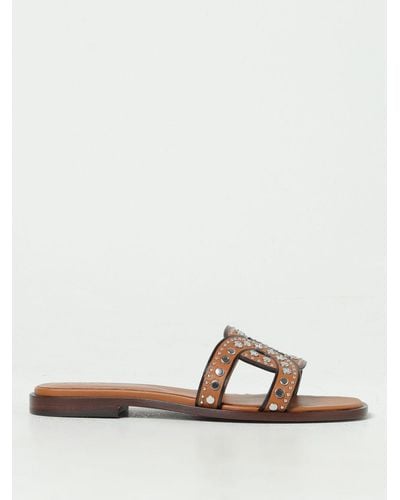 Tod's Flat Sandals - White