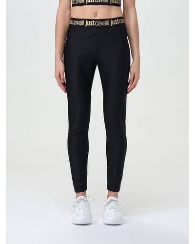 Just Cavalli Leggings in tessuto stretch - Blu