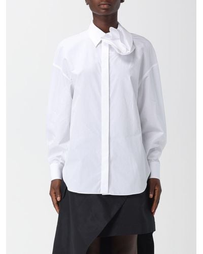Alexander McQueen Camicia con applicazione - Bianco