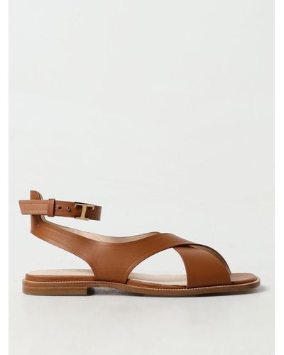 Tod's Flat Sandals - Brown