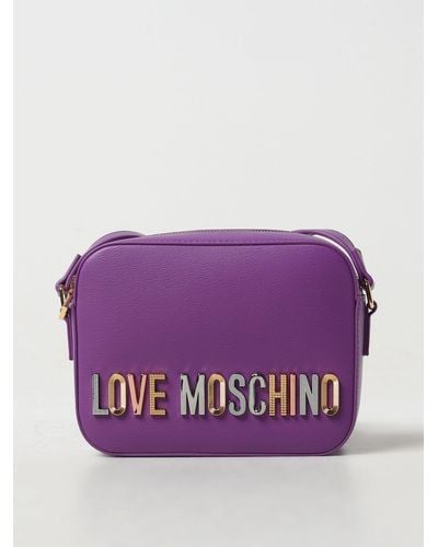 Love Moschino Sac porté épaule - Violet