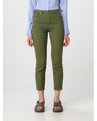 Dondup Cotton Pants - Green