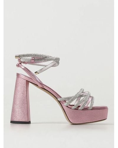 Patou Heeled Sandals - Pink