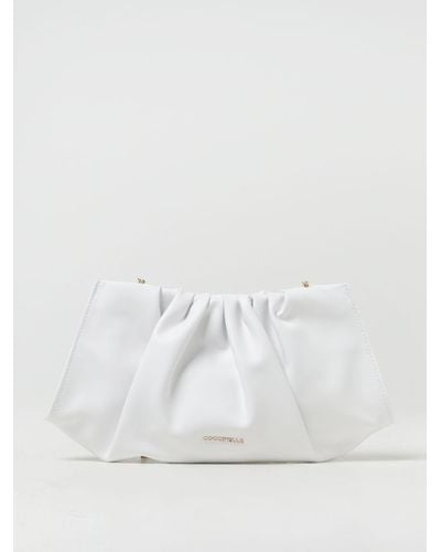 Coccinelle Clutch in pelle - Bianco