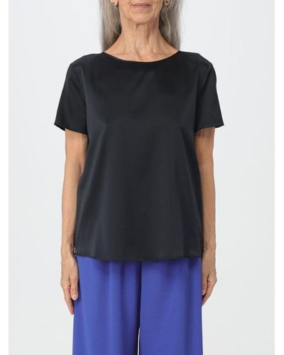 Emporio Armani Silk Top - Black