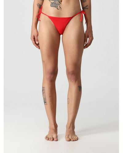 DSquared² Slip bikini in tessuto stretch - Arancione