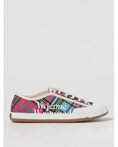 Vivienne Westwood Sneakers Animal Gym in tela di cotone riciclata - Bianco