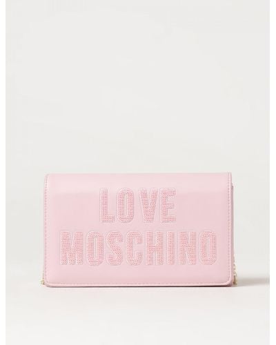 Love Moschino Sac porté épaule - Rose
