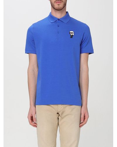 Karl Lagerfeld Polo Shirt - Blue