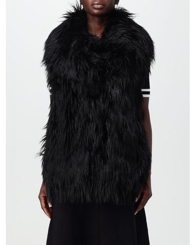 Karl Lagerfeld 's Fur Coat - Black