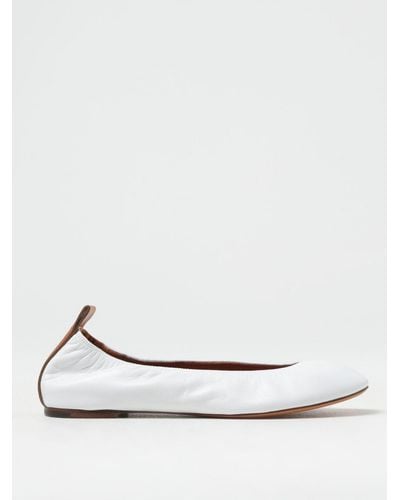 Lanvin Ballet Flats - White