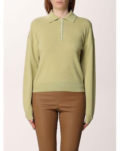 Theory Polo Shirt Sweater - Green