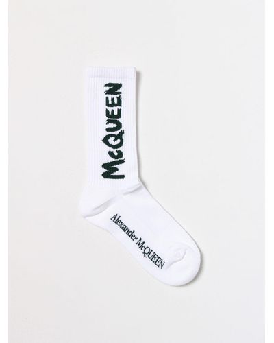 Alexander McQueen Calcetines - Blanco