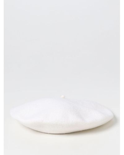 Maison Margiela Cappello in feltro di lana - Bianco