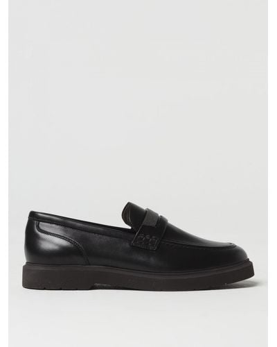 Brunello Cucinelli Leather Loafers With Monili Detail - Black