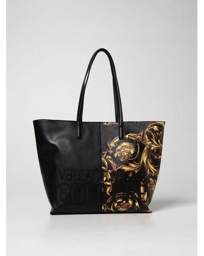 Versace Bag In Synthetic Leather - Black