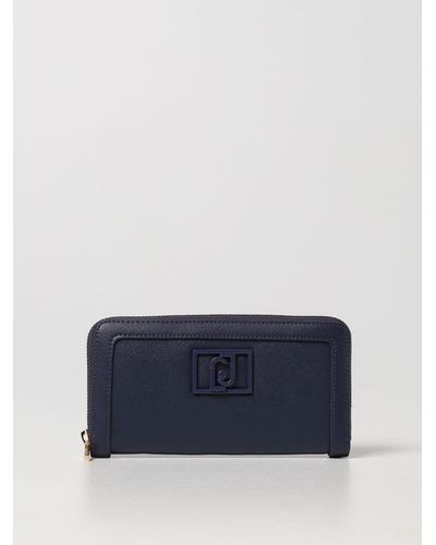 Liu Jo Continental Wallet In Synthetic Leather - Blue