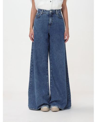 Moschino Jeans Jeans a zampa in denim - Blu