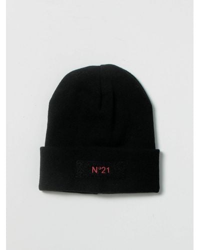 N°21 Cappello in lana - Nero
