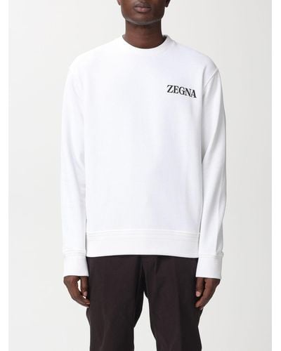 Zegna Sweatshirt - Blanc