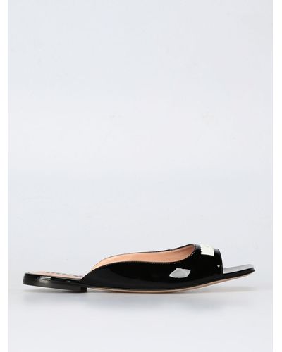 Moschino Flat Sandals - White