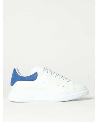 Alexander McQueen Larry Leather Sneakers - White