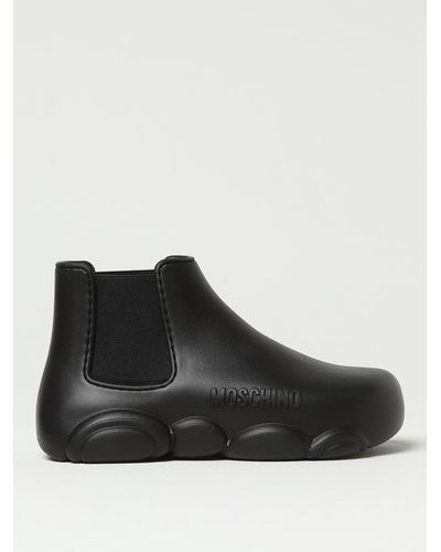 Moschino Rubber Boots - Black
