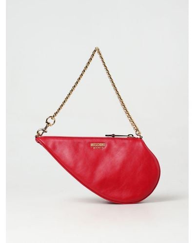 Moschino Shoulder Bag - Red