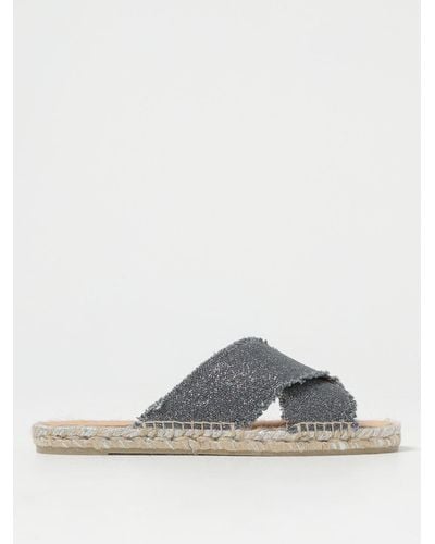 Castañer Flat Sandals - Grey
