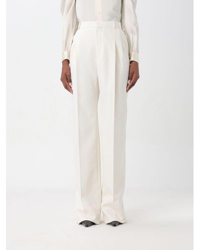 Saint Laurent Trousers - White