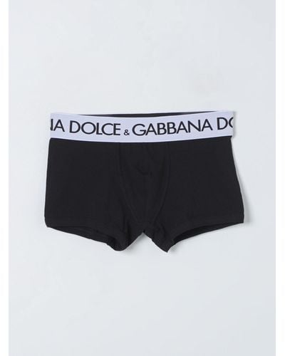 Dolce & Gabbana Boxer in cotone stretch - Blu