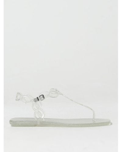 Sergio Rossi Flat Sandals - White