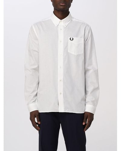 Fred Perry Hemd - Weiß