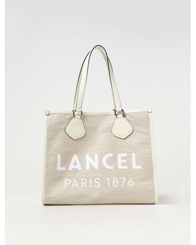 Lancel Borsa in canvas e pelle - Neutro