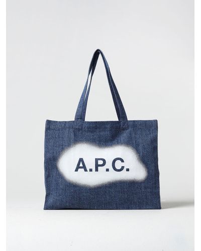 A.P.C. Handtasche - Blau