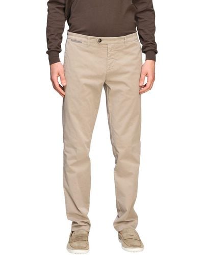 Eleventy Pantalon en coton avec poches américaine - Neutre