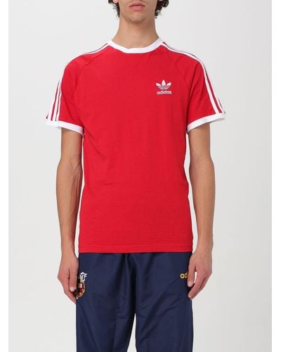 adidas Originals T-shirt With Logo, - Red