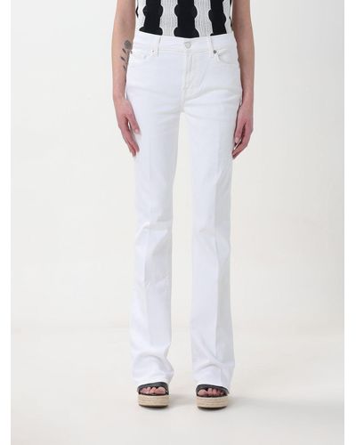 7 For All Mankind Jeans in cotone - Bianco