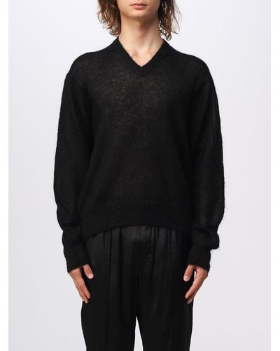 Tom Ford Sweater In Mohair Wool Blend - Black