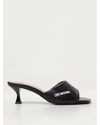 Love Moschino Heeled Sandals - Black