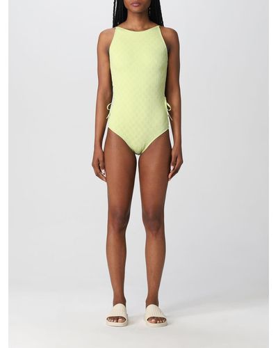 Bottega Veneta Intrecciato Nylon One-piece Swimsuit - Multicolor