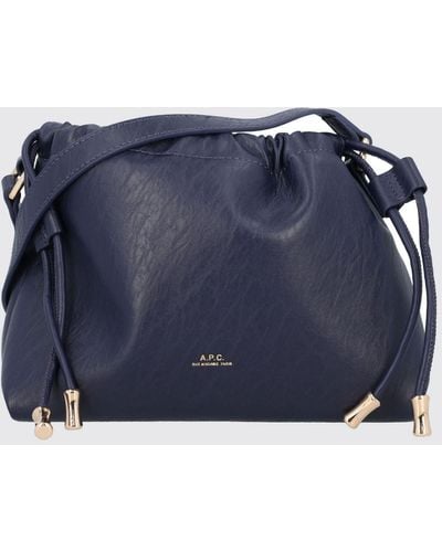 A.P.C. Crossbody Bags - Blue