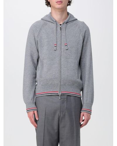 Thom Browne Sweater In Cashmere - Gray