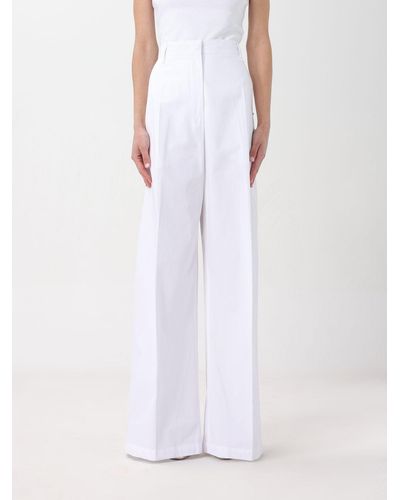 Sportmax Pantalone in cotone - Bianco