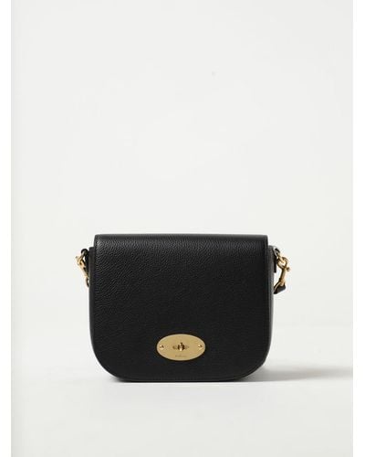 Mulberry Darley Bag In Micro Grained Leather - Black