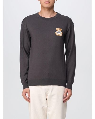 Moschino Jumper In Wool - Grey