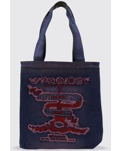 Y. Project Tote Bags - Blue